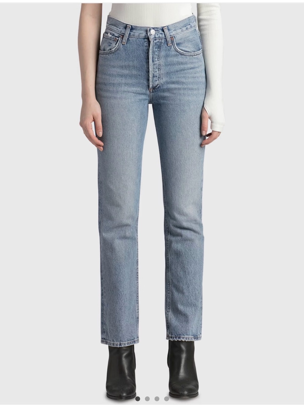Agolde relaxed boot cut jean